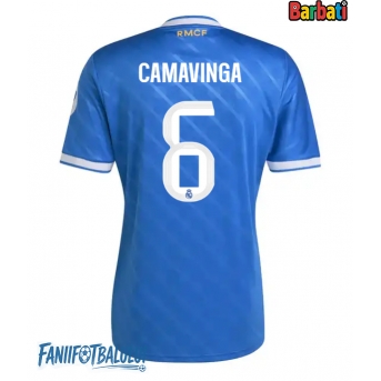 Real Madrid Eduardo Camavinga #6 Tricou Fotbal Replică 2025-26 Barbati Treilea